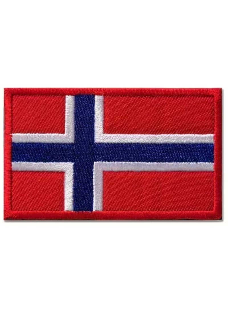 National flag embroidery- Norway - 8.5cm